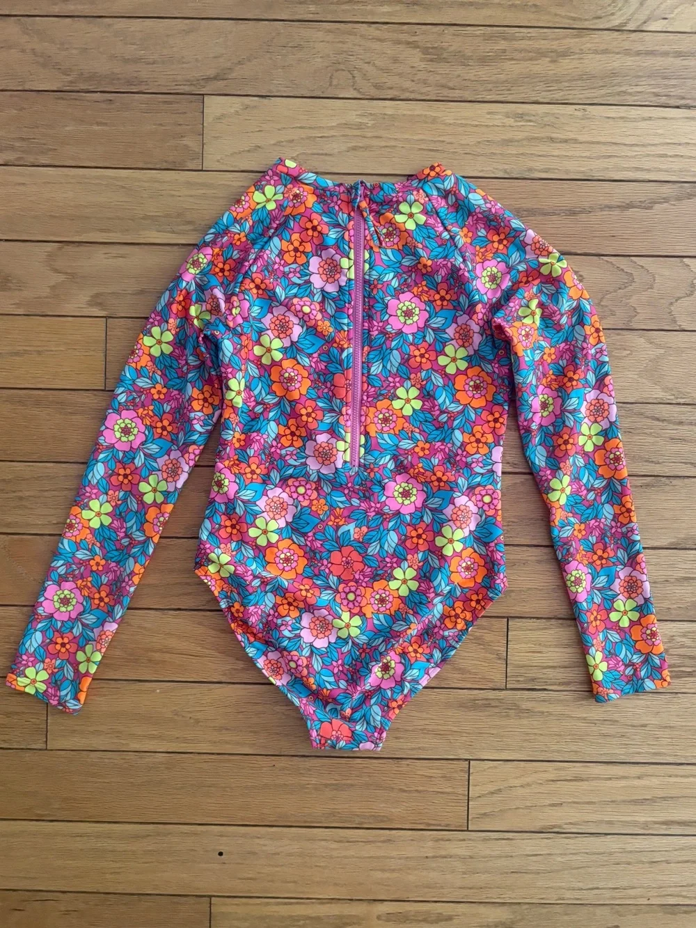 Girls Cat & Jack swimsuit and swim skirt, size 10/12
